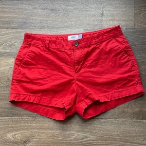 Old Navy Women's Vibrant Red Cargo Shorts